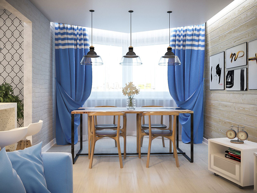 Дизайн интерьера трёхкомнатной квартиры