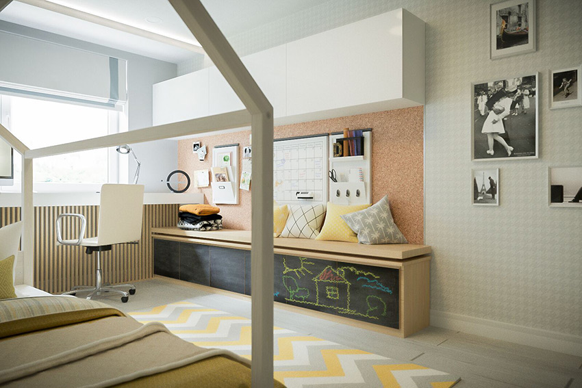 Дизайн интерьера трёхкомнатной квартиры