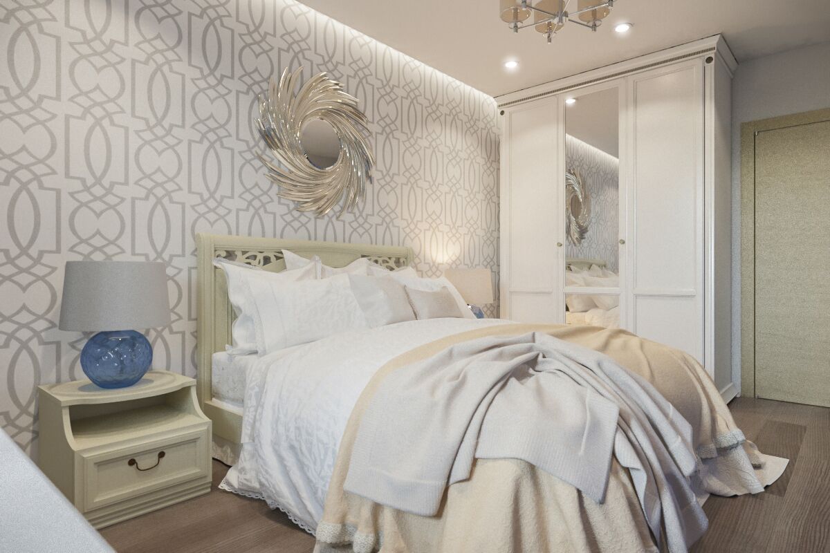 Дизайн интерьера рабочего кабинета в квартире в Минске