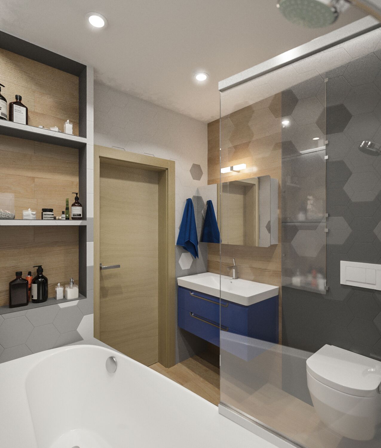 Дизайн интерьера рабочего кабинета в квартире в Минске